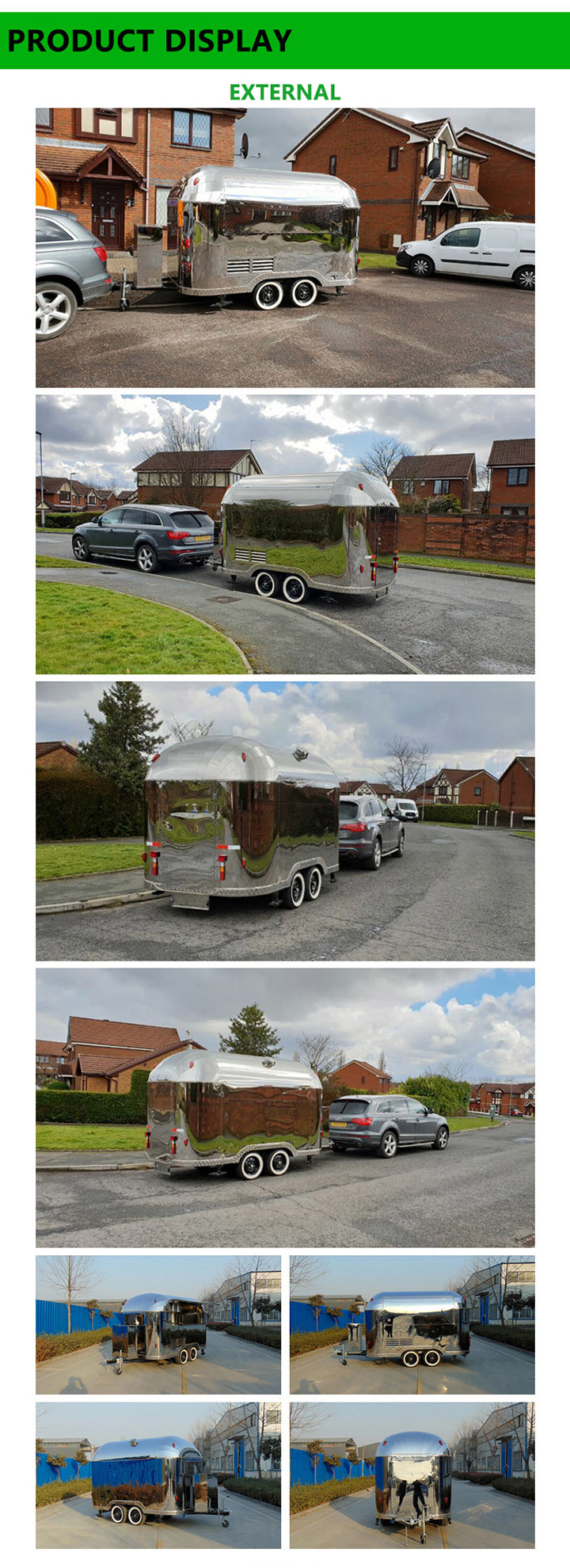 High Quality Fast Food Trailer