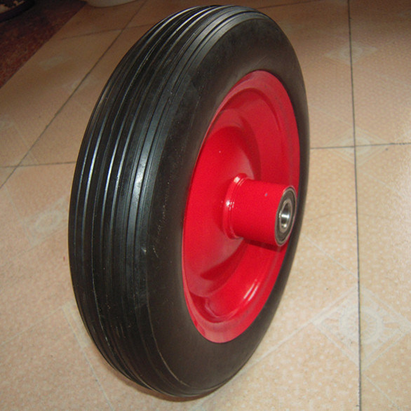 Flat Free Heavy Load Solid Rubber Wheel