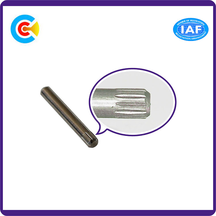 Knurled Round Head Customized Shoulder Pin for Furniture/Kitchen/Cabinets