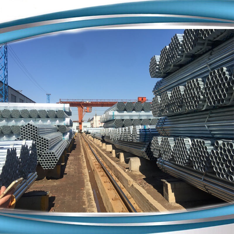 BS1387 Galvanized Steel Tubes with Couple and Cap