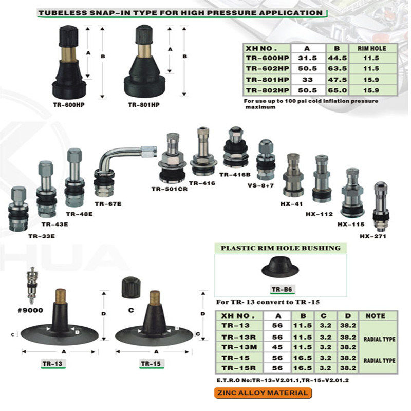 TR15 Light Truck Tire Valve