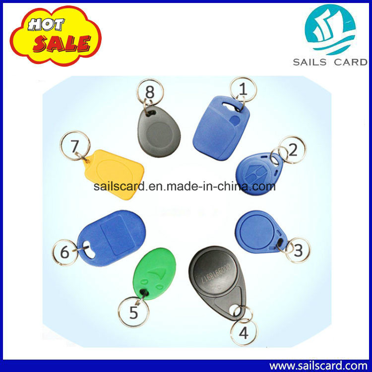 Plastic ABS Rewritable RFID T5577 Key FOB