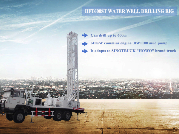Truck Mounted Water Well Drilling Rigs for Geological Survey (HFT600ST)