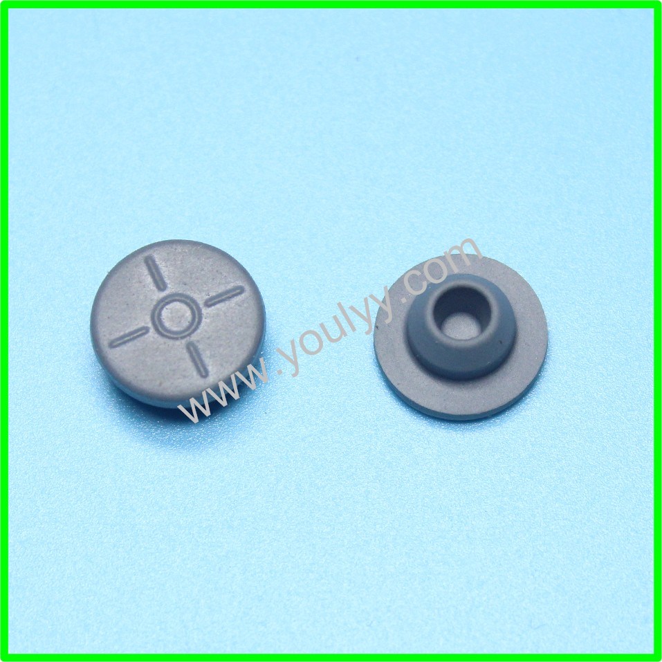 13A Grey Color Rubber Stopper for Infusion Bottle