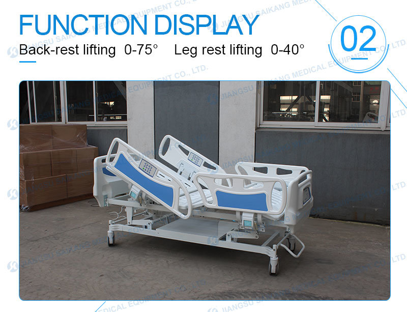 5 Functions Cheap Electric Patient Hospital Medical Adjustable Bed
