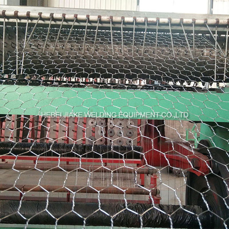 Straight and Positive Hexagonal Wire Mesh Netting Machine