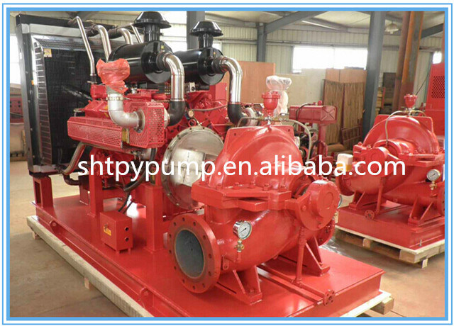 Split Case Fire Pump, Xbc/Tpow Diesel Fire Pump, Diesel Engine Fire Pump, Nfpa20 Standard Fire Pump, Double Suction Cnetrifugal Pump