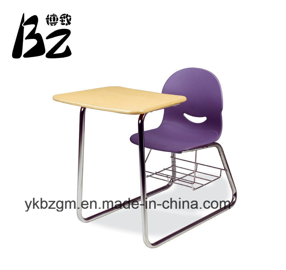 Metal & Wood Student Desk and Chair (BZ-0026)