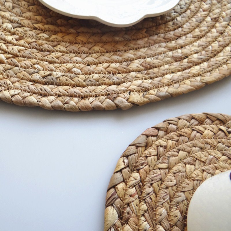 Beautifully Handmade Customized Cotton Rope Coasters and Placemats