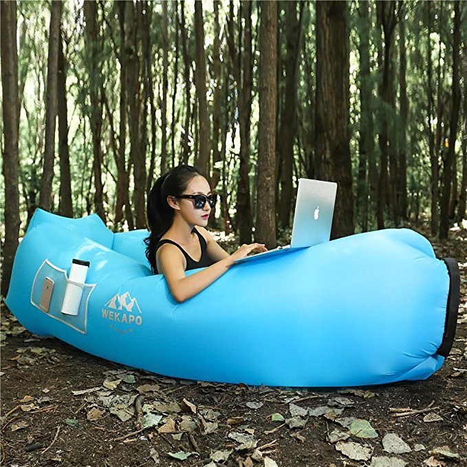 Custom Outdoor Air Sofa Inflatable Loungers Inflatable Sofa with Pillow