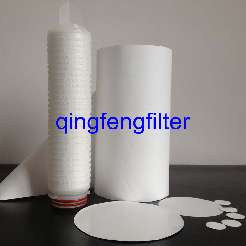 Hydrophobic 0.2um PVDF Filter Paper for Air and Gas Filtration