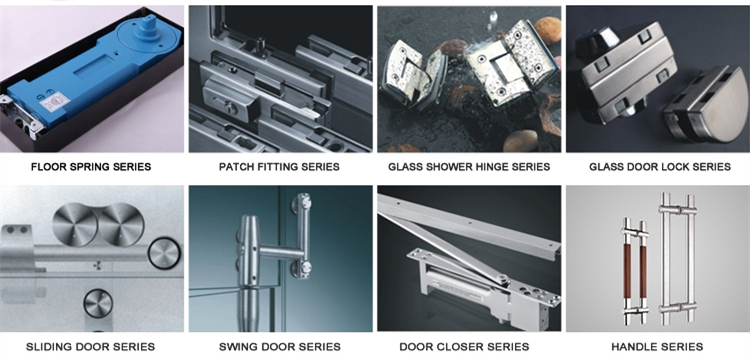 Aluminum Triangle Door Closer of Frame Door Fittings