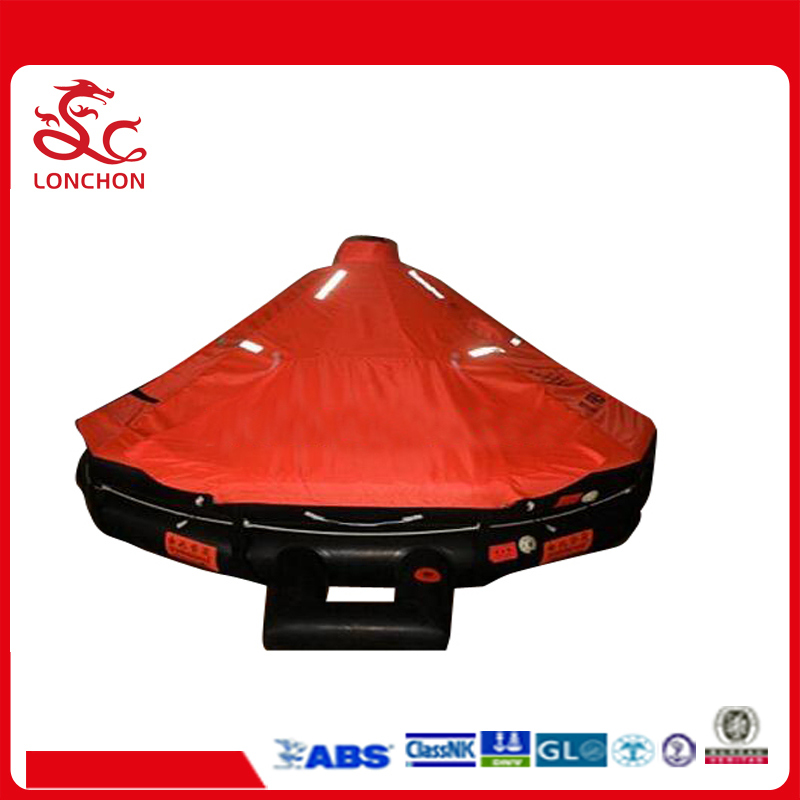 Solas Approved Davit-Launched Inflatable Liferaft with Cheap Price