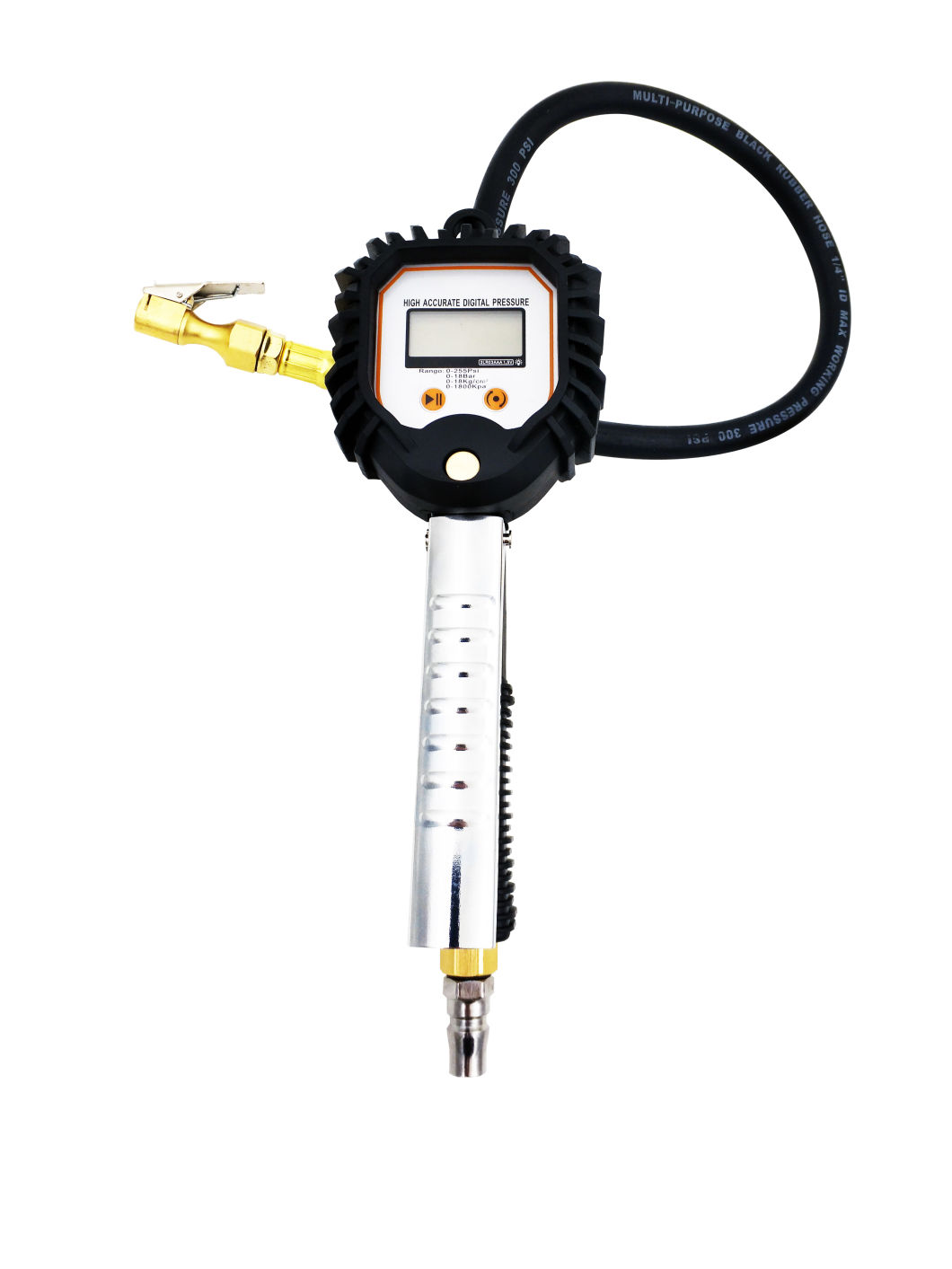 Tire Pressure Gauge, Digital Heavy Duty Tire Inflator Gauge for All Vehicles, Automatic Reading Air Pressure Gauge