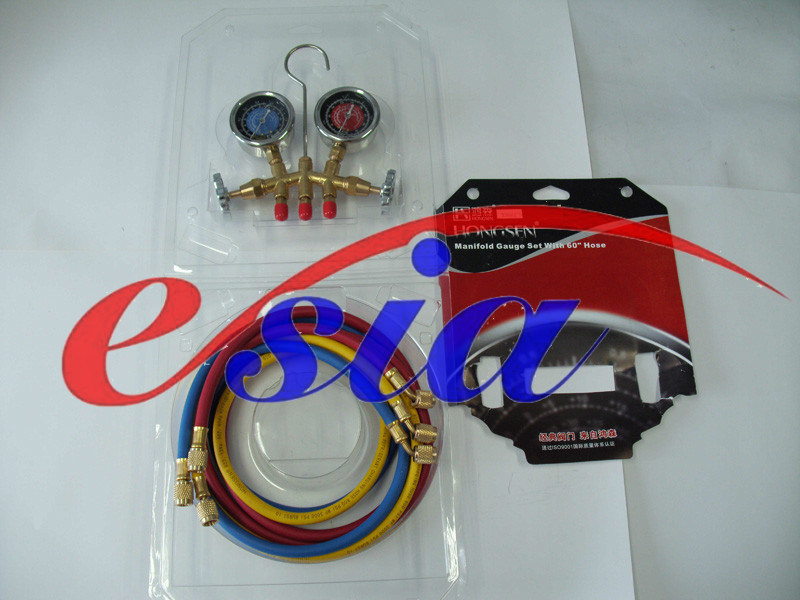 Manifold Pressure Gauge Set for R134/R22/R410