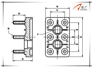 High Quality DMC Material for Electrical Motor Terminal Block