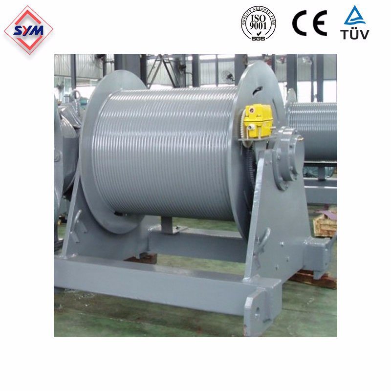 Tower Crane Hoist Drum with Chassis