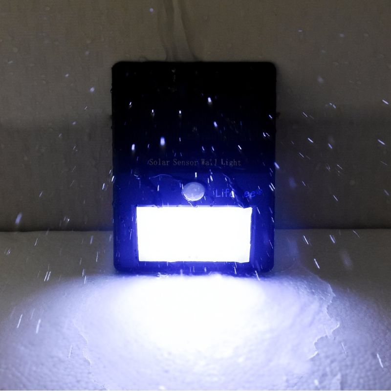 LED Waterproof Sensor Wall Lamp Outdoor Garden Street Solar Light