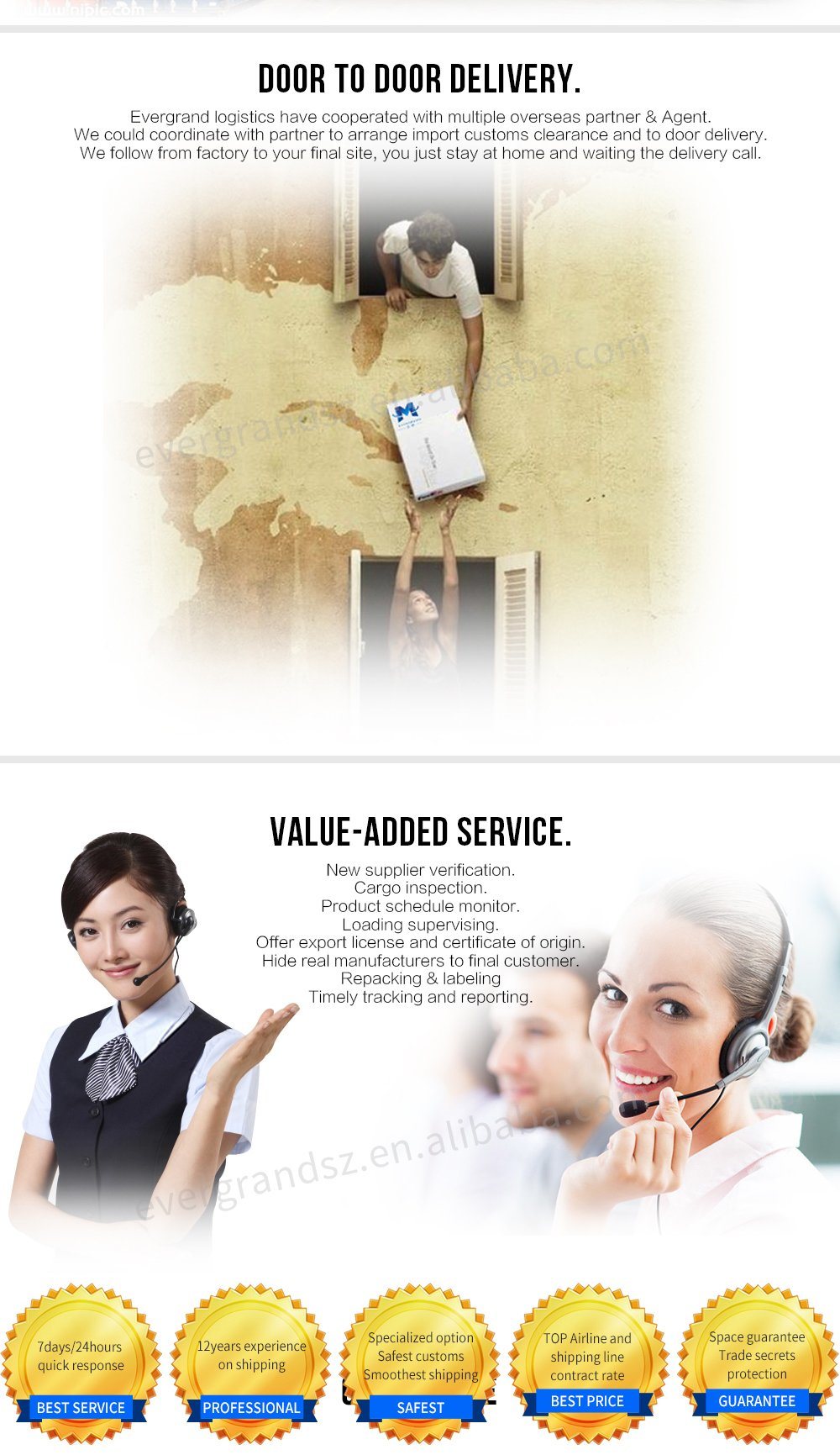 Contracted China Air Shipping Service to Russia/Moscow/Vladivostok