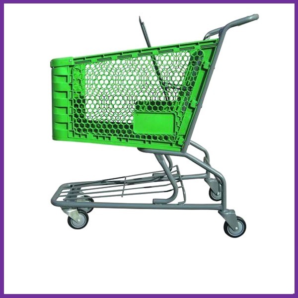 180L European Style Shopping Trolley Cart