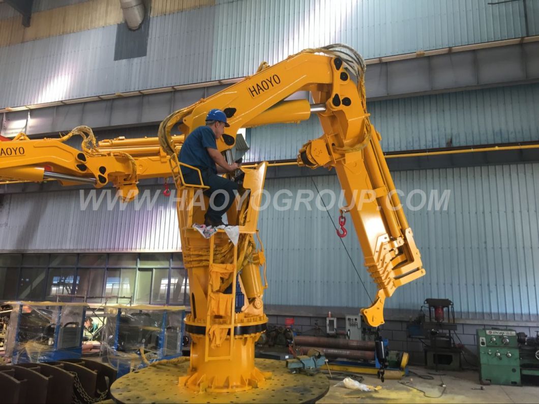 High Quality Hydraulic Telescopic Knuckle Boom Crane