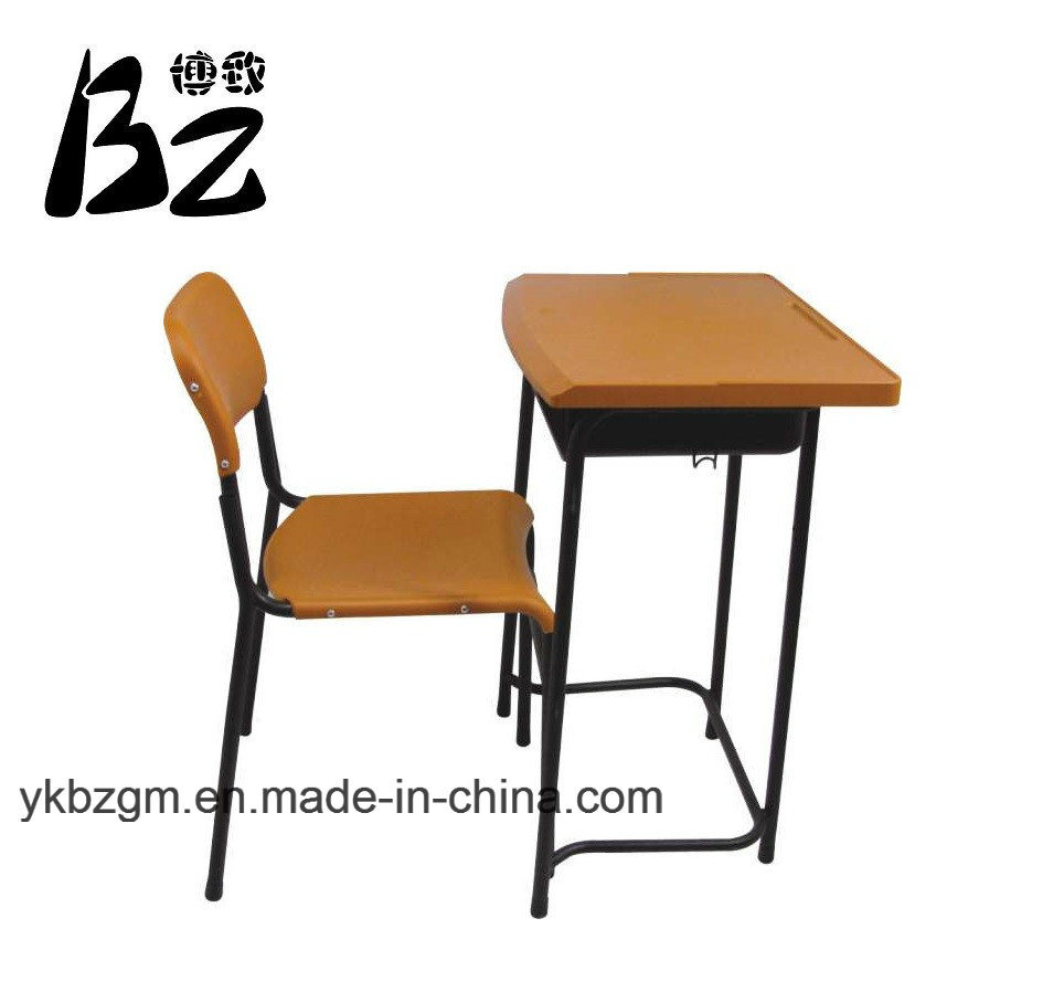 Metal & Wood Student Desk and Chair (BZ-0026)