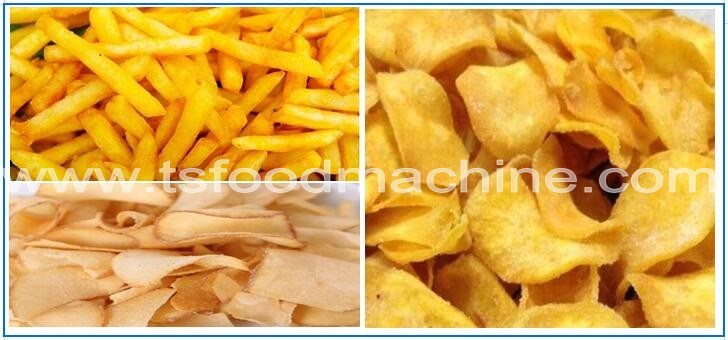 Commercial Frozen Fried Purple Sweet Potato Chips Processing Line