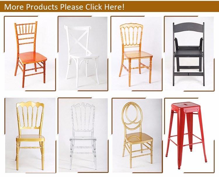 Silver Color Acrylic Resin Chiavari Infinity Wedding Chair