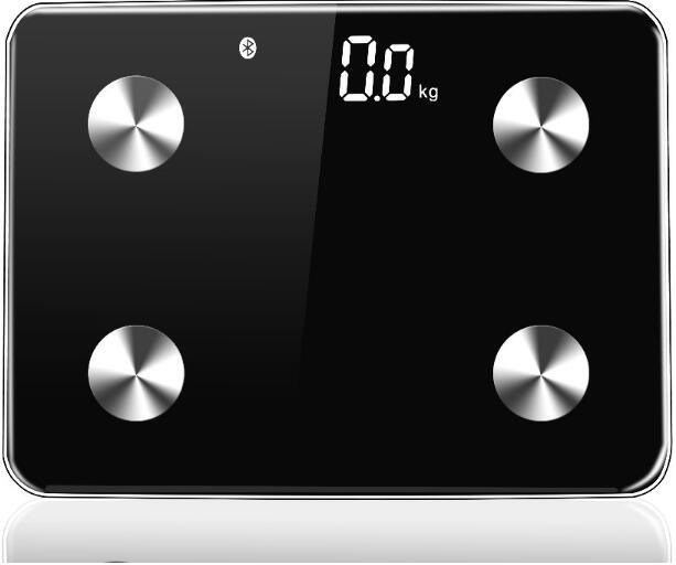 Glass Large LCD Digital Display Bluetooth Electronic Bathroom Scale