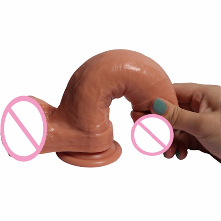 Strong Suction Cup Flexible Artificial Penis G-Spot Female Masturbation Dildo