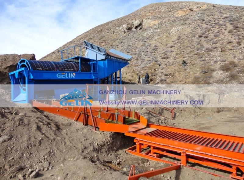 Mobile Gold Trommel Screen Washing Plant