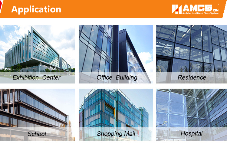 Glass Curtain Wall for Exterior Construction with Good Price and High Quality