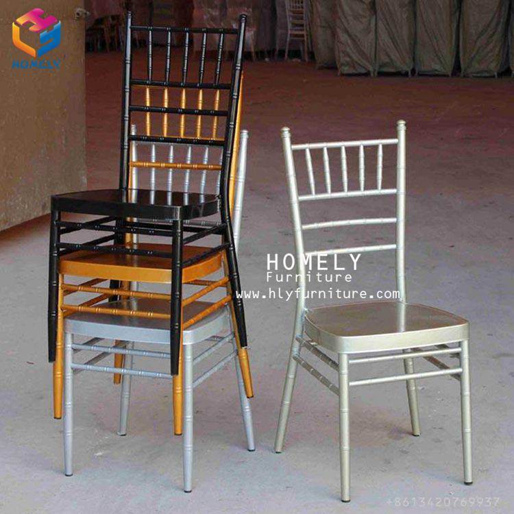 Aluminum Gold Tiffany Chiavari chair for Wedding Event