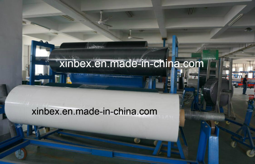 5mm Rough Top Green PVC Conveyor Belting for Incline Conveying Loading Pb-G50/D