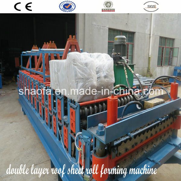 Corrugated and Ibr Double Layer Roof Panel Roll Forming Machine