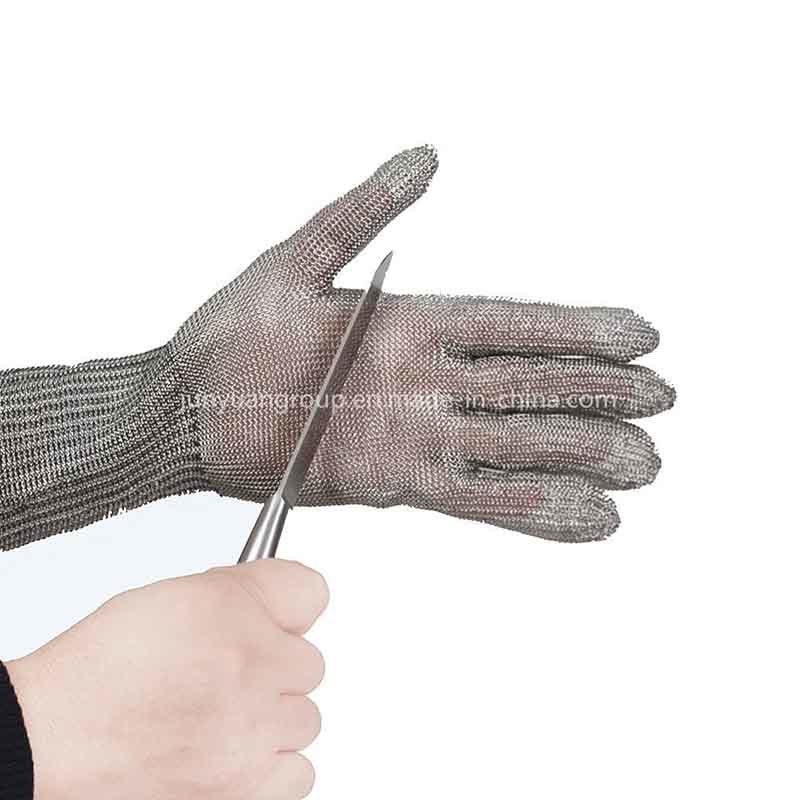 Stainless Steel Anti-Cutting Working Long Sleeve Gloves with Inner Gloves