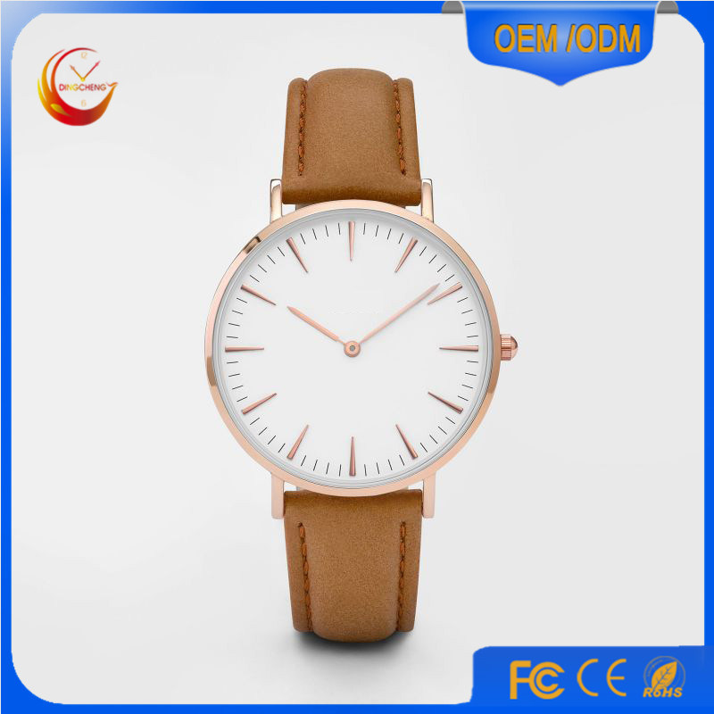 Promotion Sport Stainless Steel Fashion Lady Men's Brand Quartz Wrist Watch