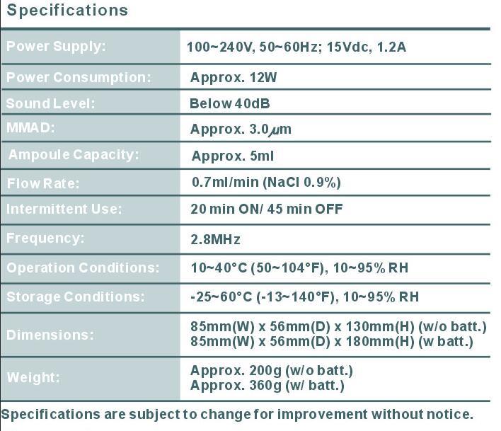 Kn-9210 Medical Instrument Ultrasonic Nebulizer Supply OEM and ODM Ce Certificated