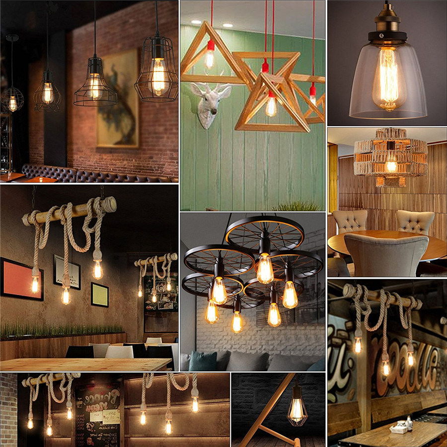 Vintage LED Filament Edison Bulbs with Timeless Charm