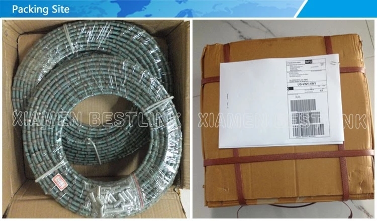 Diamond Wire Saw Cutting for Marble Profiling and Square Cutting