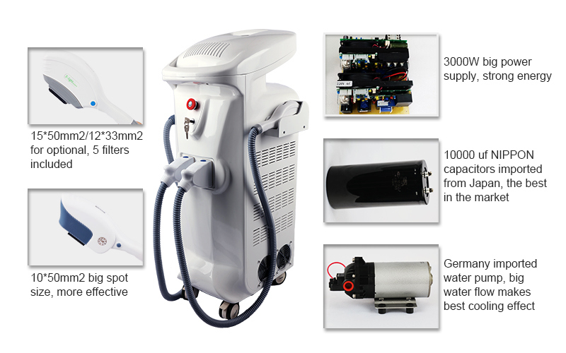 Elight Opt Shr IPL Hair Removal Machine for Beauty Salon