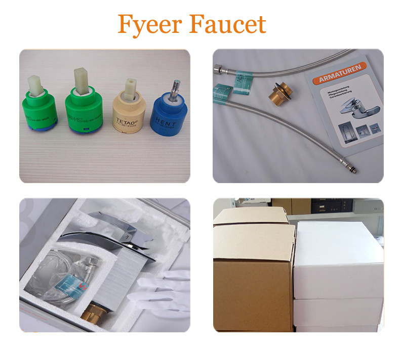 Fyeer Temperature Sensor LED Digital Basin Faucet