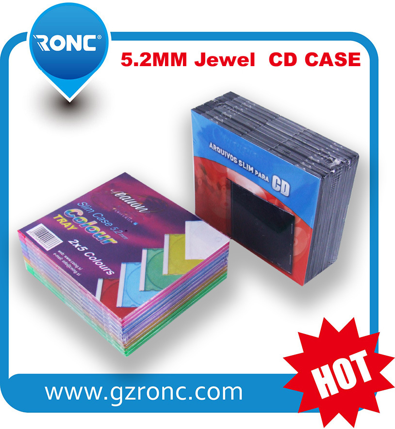 Eco-Friendly Strong Long Single Double 7mm CD Case