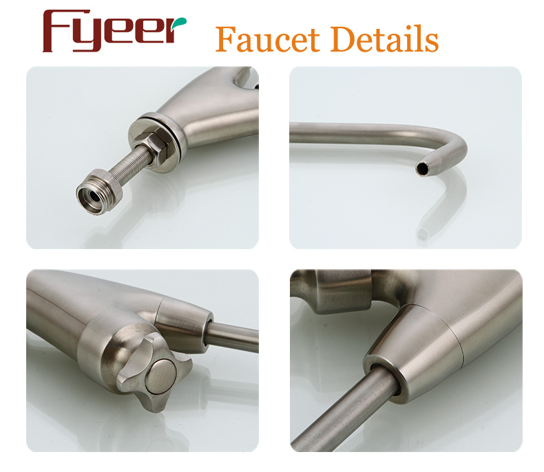 Fyeer Cold Only 304 Stainless Steel Kitchen Sink Faucet