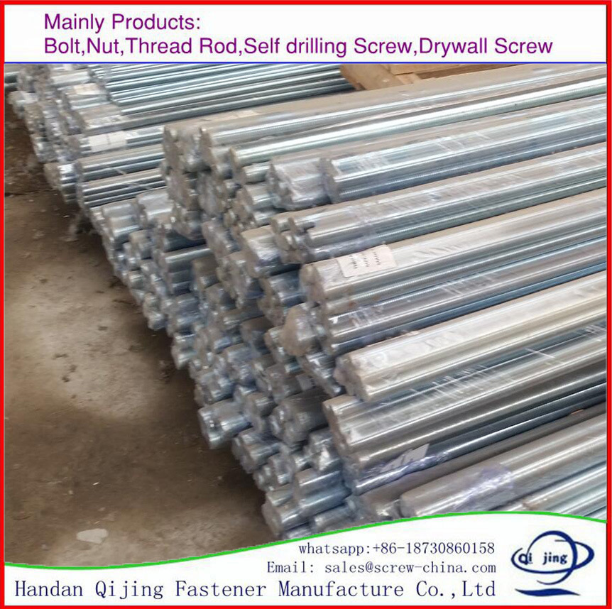 M12 Galvanized Thread Rod in Bundles