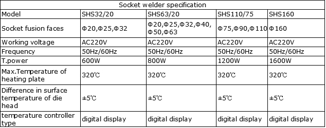 Socket Welding Machine for Thermoplast Pipe