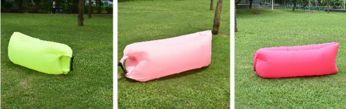 Hot Travelling Lazy Sofa Sleeping Air Bag Colors