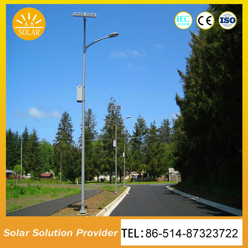 Hot-DIP Galvanized Steel Q235 Solar Street Lights with Light Pole