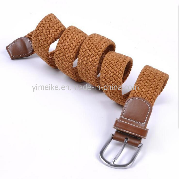 Unisex Fashion Sports Leisure Jeans Stretch Woven Elastic Polyester Webbing Belt