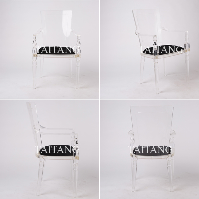 Modern Acrylic Plastic Clear Dining Chair for Sale
